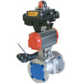 Stainless Steel Ball Valve with Pneumatic Actuator Manufacturer